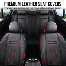 Load image into Gallery viewer, Coverado Premium Leatherette Car Seat Covers Front Seat 2 Seat and Full Set 5 Seat Protectors for SUVs Trucks Cars