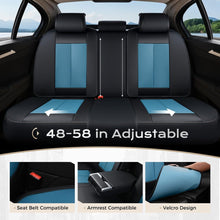 Load image into Gallery viewer, 5 Seats Coverado Car Seat Covers for Cars Front and Rear Full Set with Lumbar Support Premium Leather Waterproof Auto Seat ProtectorsUniversal Fit
