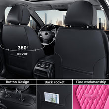 Load image into Gallery viewer, 2 Seats Coverado Front Driver Passenger Premium Leather Front Car Seat Covers Water Resistant Luxury Auto Seat Protectors Universal Fit