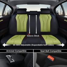 Load image into Gallery viewer, Coverado Front and Back Seat Covers for Cars Premium Leatherette Auto Seat Protectors Water Resistant Universal Fit