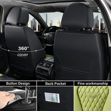 Load image into Gallery viewer, 2 Seats Coverado Front Driver Passenger Premium Leather Front Car Seat Covers Water Resistant Luxury Auto Seat Protectors Universal Fit