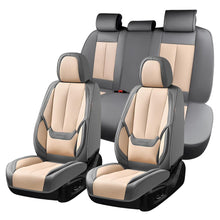 Load image into Gallery viewer, 5 Seats Coverado Car Seat Covers for Cars Front and Rear Full Set with Lumbar Support Premium Leather Waterproof Auto Seat ProtectorsUniversal Fit