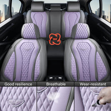 Load image into Gallery viewer, 2 Seats Coverado Front Driver Passenger Premium Leather Front Car Seat Covers Water Resistant Luxury Auto Seat Protectors Universal Fit