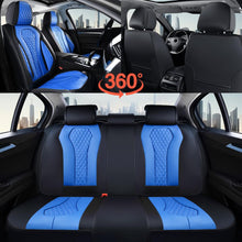 Load image into Gallery viewer, Coverado Front and Back Seat Covers for Cars Premium Leatherette Auto Seat Protectors Water Resistant Universal Fit