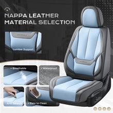 Load image into Gallery viewer, 5 Seats Coverado Car Seat Covers for Cars Front and Rear Full Set with Lumbar Support Premium Leather Waterproof Auto Seat ProtectorsUniversal Fit