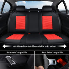 Load image into Gallery viewer, Coverado Front and Rear Car Seat Covers Universal Fit Premium Leather Water Resistant Driver Passenger Auto Seat Protectors Interior Covers