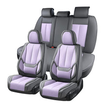 Load image into Gallery viewer, 5 Seats Coverado Car Seat Covers for Cars Front and Rear Full Set with Lumbar Support Premium Leather Waterproof Auto Seat ProtectorsUniversal Fit