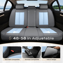 Load image into Gallery viewer, 5 Seats Coverado Car Seat Covers for Cars Front and Rear Full Set with Lumbar Support Premium Leather Waterproof Auto Seat ProtectorsUniversal Fit