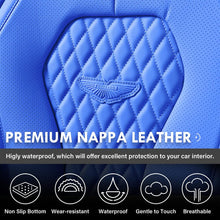Load image into Gallery viewer, 5 Seats Coverado Car Seat Covers Front and Rear Seat Full Set Premium Leather Seat Protector Universal Fit