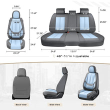 Load image into Gallery viewer, 5 Seats Coverado Car Seat Covers for Cars Front and Rear Full Set with Lumbar Support Premium Leather Waterproof Auto Seat ProtectorsUniversal Fit