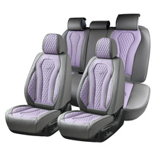 Load image into Gallery viewer, Coverado Front and Back Seat Covers for Cars Premium Leatherette Auto Seat Protectors Water Resistant Universal Fit