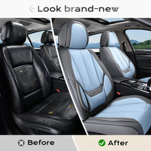 Load image into Gallery viewer, 5 Seats Coverado Car Seat Covers for Cars Front and Rear Full Set with Lumbar Support Premium Leather Waterproof Auto Seat ProtectorsUniversal Fit