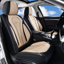 Load image into Gallery viewer, 2 Seats Coverado Front Driver Passenger Premium Leather Front Car Seat Covers Water Resistant Luxury Auto Seat Protectors Universal Fit