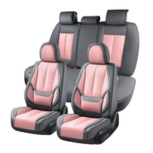 Load image into Gallery viewer, 5 Seats Coverado Car Seat Covers for Cars Front and Rear Full Set with Lumbar Support Premium Leather Waterproof Auto Seat ProtectorsUniversal Fit