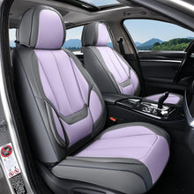 Load image into Gallery viewer, 5 Seats Coverado Car Seat Covers for Cars Front and Rear Full Set with Lumbar Support Premium Leather Waterproof Auto Seat ProtectorsUniversal Fit