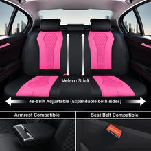 Load image into Gallery viewer, Coverado Front and Back Seat Covers for Cars Premium Leatherette Auto Seat Protectors Water Resistant Universal Fit