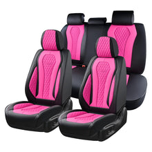 Load image into Gallery viewer, Coverado Front and Back Seat Covers for Cars Premium Leatherette Auto Seat Protectors Water Resistant Universal Fit