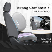 Load image into Gallery viewer, 5 Seats Coverado Car Seat Covers for Cars Front and Rear Full Set with Lumbar Support Premium Leather Waterproof Auto Seat ProtectorsUniversal Fit
