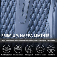 Load image into Gallery viewer, 2 Seats Coverado Front Driver Passenger Car Seat Covers Back Support Premium Leather Waterproof Auto Seat Protectors Universal Fit