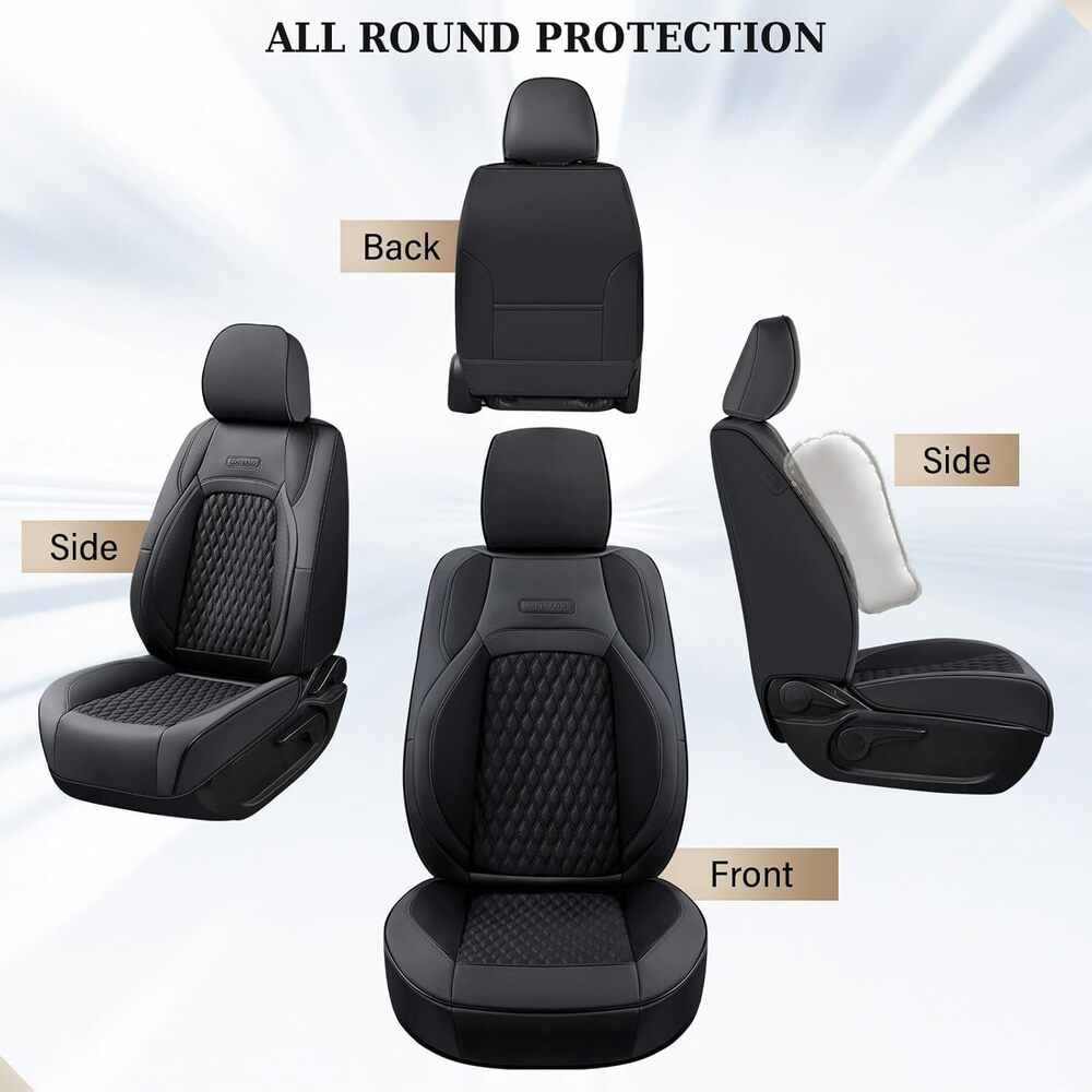 Chevy Chevrolet Silverado GMC Sierra Custom Car Seat Covers Fit 2007-2013 & 2019-2026