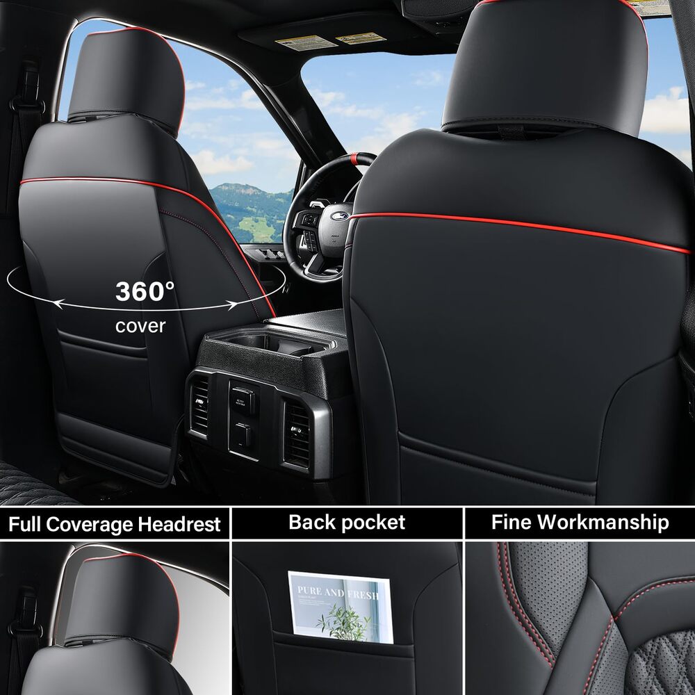 Chevy Chevrolet Silverado GMC Sierra Custom Car Seat Covers Fit 2007-2013 & 2019-2026