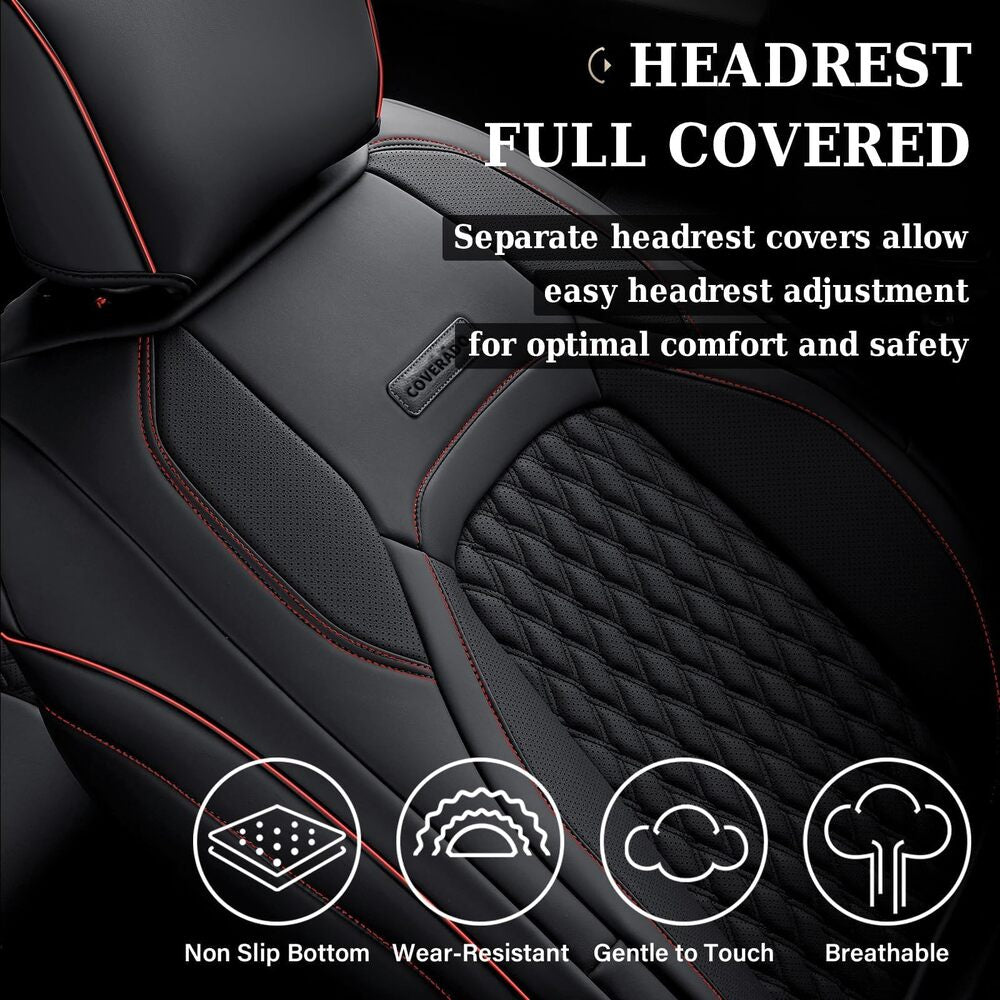 Chevy Chevrolet Silverado GMC Sierra Custom Car Seat Covers Fit 2007-2013 & 2019-2026