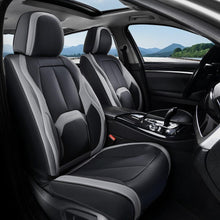 Load image into Gallery viewer, Coverado 2-Seat Front Driver Passenger Auto Seat Covers with Lumbar Support Premium Leather Seat Covers Protector for Cars Universal Fit