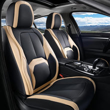 Load image into Gallery viewer, Coverado 2-Seat Front Driver Passenger Auto Seat Covers with Lumbar Support Premium Leather Seat Covers Protector for Cars Universal Fit