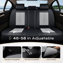 Load image into Gallery viewer, Coverado Auto Seat Covers with Lumbar Support Premium Leather Seat Covers Protector for Cars Universal Fit