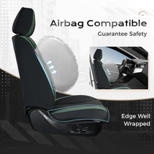 Load image into Gallery viewer, Coverado 2-Seat Front Driver Passenger Auto Seat Covers with Lumbar Support Premium Leather Seat Covers Protector for Cars Universal Fit