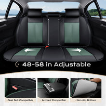 Load image into Gallery viewer, Coverado Auto Seat Covers with Lumbar Support Premium Leather Seat Covers Protector for Cars Universal Fit