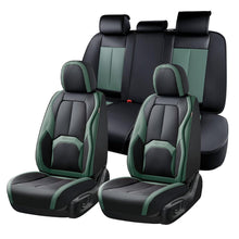Load image into Gallery viewer, Coverado Auto Seat Covers with Lumbar Support Premium Leather Seat Covers Protector for Cars Universal Fit