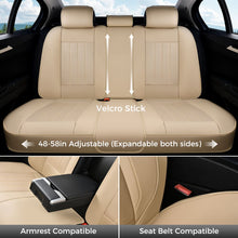 Load image into Gallery viewer, Coverado Premium Leatherette Car Seat Covers Front Seat 2 Seat and Full Set 5 Seat Protectors for SUVs Trucks Cars