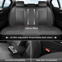 Load image into Gallery viewer, Coverado Premium Leatherette Car Seat Covers Front Seat 2 Seat and Full Set 5 Seat Protectors for SUVs Trucks Cars