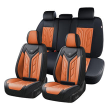 Load image into Gallery viewer, Coverado 5 Seats Full Set Car Seat Covers Front and Back Faux Leather Seat Protectors Universal Fit