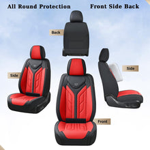 Load image into Gallery viewer, Coverado 5 Seats Full Set Car Seat Covers Front and Back Faux Leather Seat Protectors Universal Fit