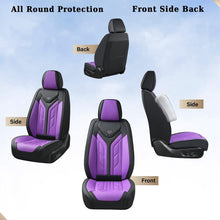 Load image into Gallery viewer, Coverado 2 Seats Front Leather Car Seat Covers Water Resistant Fashionable Auto Seat Protectors Universal Fit