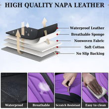 Load image into Gallery viewer, Coverado 2 Seats Front Leather Car Seat Covers Water Resistant Fashionable Auto Seat Protectors Universal Fit