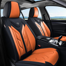 Load image into Gallery viewer, Coverado 5 Seats Full Set Car Seat Covers Front and Back Faux Leather Seat Protectors Universal Fit