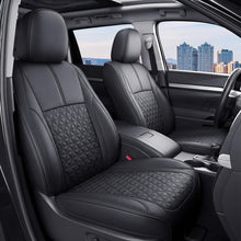 Load image into Gallery viewer, Fit 2014-2026 Toyota Highlander Full Set Full Coverage Custom Car Seat Covers Luxury Faux Leather Seat Protector