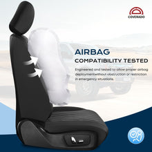 Load image into Gallery viewer, Ford F-150  2021-2025 XL XLT &amp; 2023-2026 F250 F350 F450 SuperDuty XL/XLT Upgraded Full Coverage Premium Faux Leather Custom Car Seat Covers（with rear armrest) (Copy)
