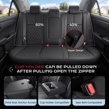 Load image into Gallery viewer, Toyota Camry 2012-2017(Hybrid) LE/XLE/SE Custom Full Coverage Premium Faux Leather Seat Covers
