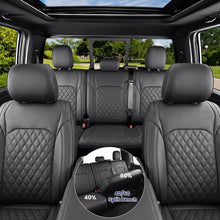 Load image into Gallery viewer, Ford F‑150 2021‑2025 Super Cab XL STX XLT Super Cab Upgraded Full Coverage Premium Faux Leather Car Seat Covers(no rear armrest)