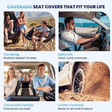 Load image into Gallery viewer, Ford F‑150 2021‑2025 Super Cab XL STX XLT Super Cab Upgraded Full Coverage Premium Faux Leather Car Seat Covers(no rear armrest)