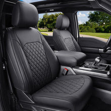 Load image into Gallery viewer, Ford F‑150 2021‑2025 Super Cab XL STX XLT Super Cab Upgraded Full Coverage Premium Faux Leather Car Seat Covers(no rear armrest)