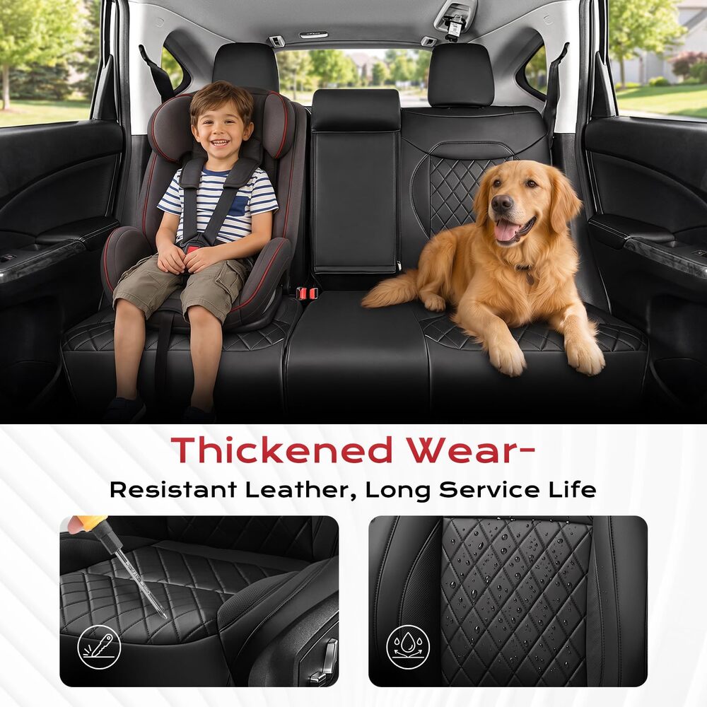 Honda CRV 2015-2016 EX/EX-L/LX/SE/Touring Custom Premium Faux Leather Car Seat Covers