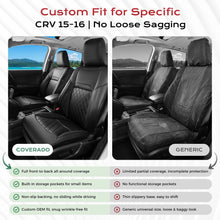 Load image into Gallery viewer, Honda CRV 2015-2016 EX/EX-L/LX/SE/Touring Custom Premium Faux Leather Car Seat Covers