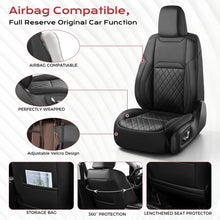 Load image into Gallery viewer, Honda CRV 2015-2016 EX/EX-L/LX/SE/Touring Custom Premium Faux Leather Car Seat Covers