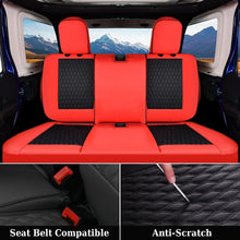 Load image into Gallery viewer, 2013-2017 JK 2/4 Door Jeep Wrangler Custom Fit Premium Faux Leather Car Seat Covers