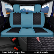 Load image into Gallery viewer, 2013-2017 JK 2/4 Door Jeep Wrangler Custom Fit Premium Faux Leather Car Seat Covers